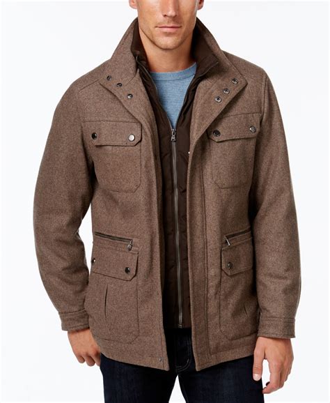 michael kors men's coats macy's|Michael Kors men's jacket.